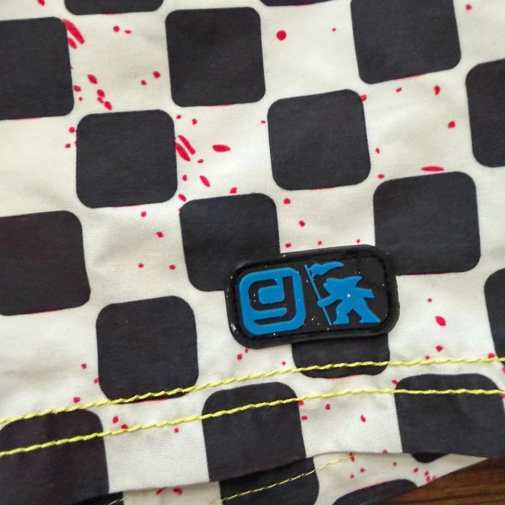 Gotcha Size 32 Checkerboard Board Shorts
